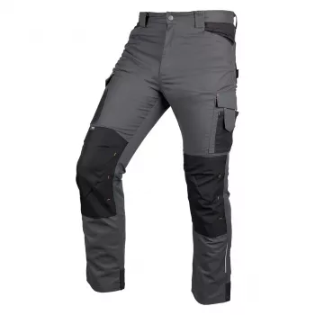 NEO TOOLS Mix&Match audekla darba bikses ar Cordura pastiprinājumiem, pelēki melnas, XXXL izmērs