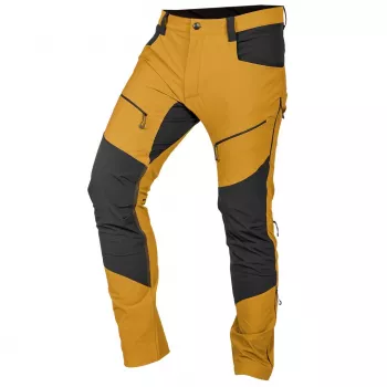 NEO TOOLS Outdoor Work Trousers, 4-Way Stretch, Mustard, Size XL
