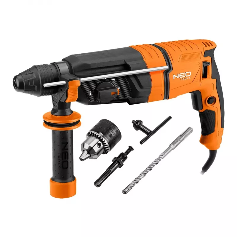 NEO TOOLS SDS+ Rotācijas āmurs 900W, 3.5J ar pārnēsāšanas somu