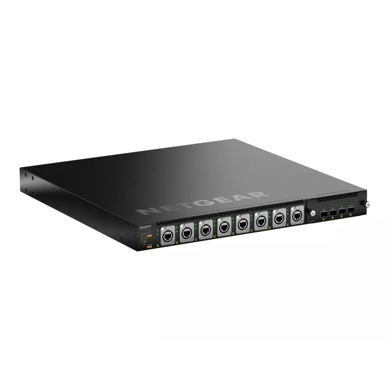 NETGEAR M4350-16M4V pārvaldāms slēdzis - 16x 2.5G PoE++ porti, 4x 10G SFP+ augšupsaites, 480W PoE budžets, Layer 3