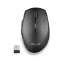 NGS BEE Bezvadu optiskā pele, melna, 800/1200/1600 DPI, 2,4 GHz, Nano uztvērējs