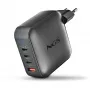 NGS BUD 165W 3x USB-C + 1x USB-A GaN lādētājs melns