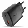 NGS ERA 45W USB-C + USB-A sienas lādētājs (melns)