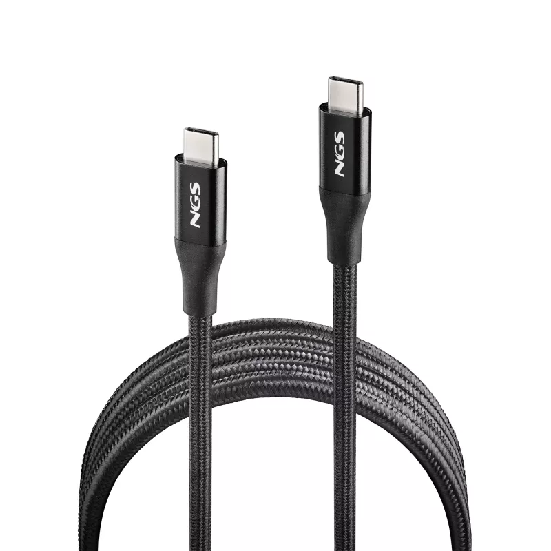 NGS KNOT USB-C to USB-C kabelis 2m 240W Melns