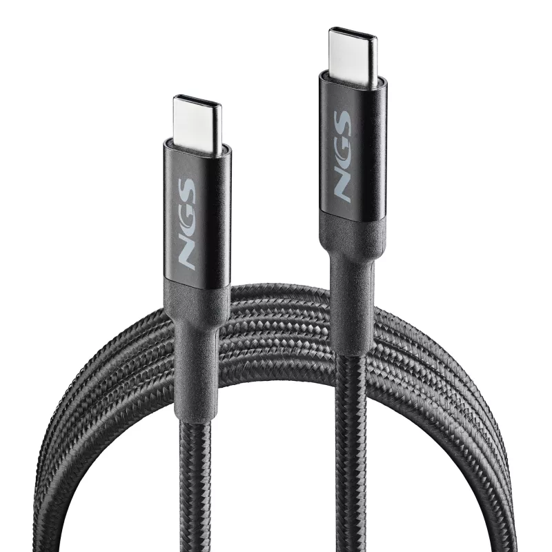 NGS USB-C to USB-C kabelis 65W 3M Melns