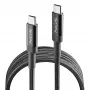 NGS USB-C to USB-C kabelis 65W 3M Melns