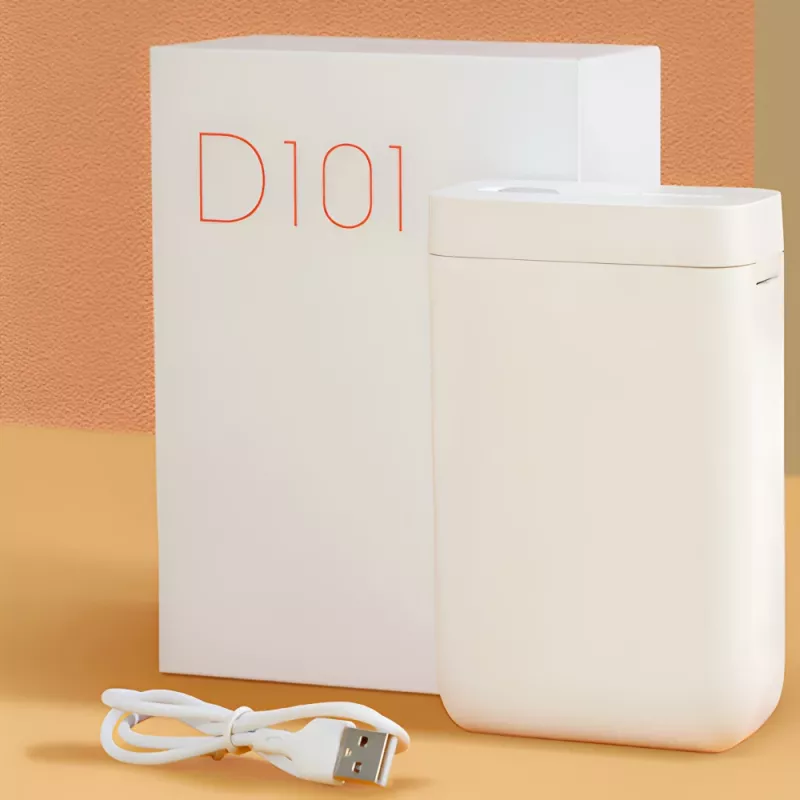 Niimbot D101 pārnēsājamais termoprinteris etiķetēm, 203 dpi, Bluetooth, balts