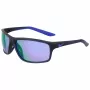 NIKE ADRENALINE22M Unisex Sporta Saulesbrilles - Matēti Melna/Pelēka - 64/15/130 mm