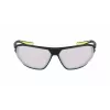 NIKE AEROSWIFTEDQ0 Unisex Sport Saulesbrilles - Matēti Melna, Pelēka Nokrāsa, 65 mm Lēca