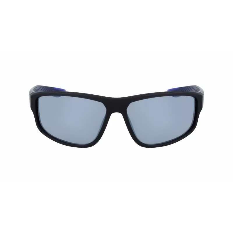 NIKE Brazenfield vīriešu saulesbrilles - matēts melns rāmis, pelēkas polikarbonāta lēcas, 62/14/130 mm