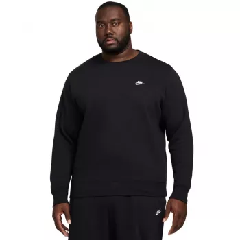 Nike Club Fleece vīriešu krekls ar apkakli, melns, 2XL