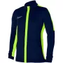 Nike Dri-FIT Academy 23 Vīriešu gara piedurkne 1/4 rāvējslēdzēja futbola treniņu tops Obsidian/Green Strike S