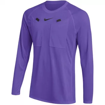 Nike Dri-FIT Referee III vīriešu garo piedurkņu futbola tiesneša krekls laukuma purpurs/balts M izmērs