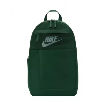 Nike Elemental mugursoma tumši zaļa/balta 21L