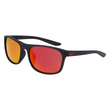 NIKE ENDURE MFJ Unisex Sporta Saulesbrilles - Matēts Melns Rāmis, Pelēka Lēca, 59mm