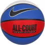 Nike Everyday All Court 8P basketbola bumba 7. izmērs bez gaisa Zils/Balts/Sarkans
