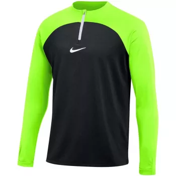 Nike NK Dri-FIT Academy Drill Top K Melns-Zaļš DH9230 010 S Vīriešu džemperis