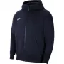Nike Park 20 Fleece Pilnās rāvējslēdzēja kapuce Midnight Navy CW6891 451