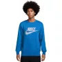 Nike Sportswear Club Fleece vīriešu jaka ar kapuci Baltijas zila XL