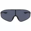NIKE Unisex ECHOSHIELD2IF Sporta saulesbrilles - Matēti melna, dūmu pelēka lēca, 66 mm