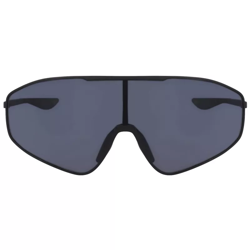 NIKE Unisex ECHOSHIELD2IF Sporta saulesbrilles - Matēti melna, dūmu pelēka lēca, 66 mm