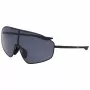 NIKE Unisex ECHOSHIELD2IF Sporta saulesbrilles - Matēti melna, dūmu pelēka lēca, 66 mm