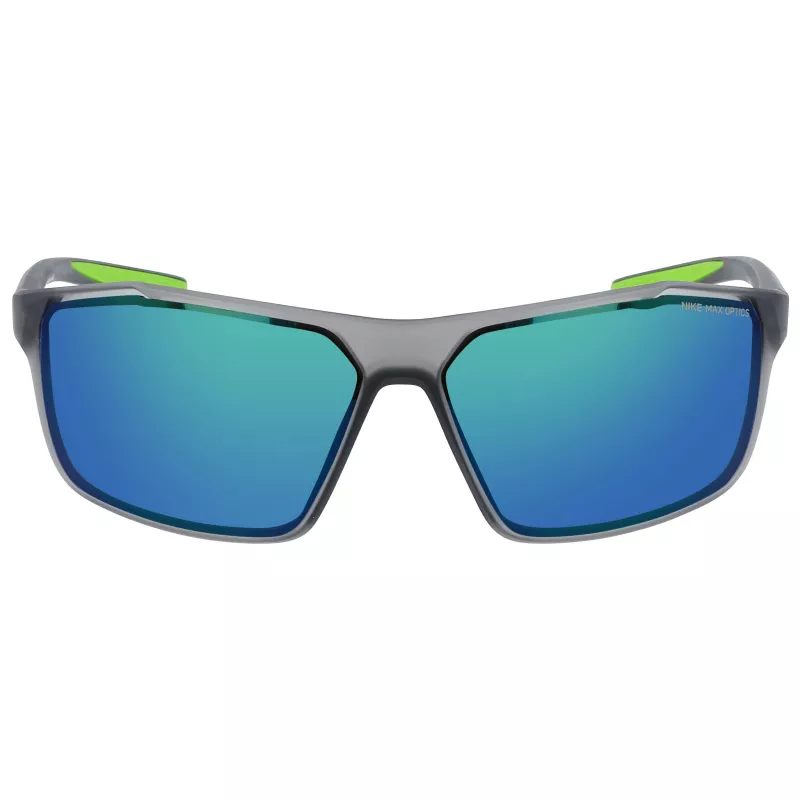 NIKE WINSTORMMCW4 Vīriešu saulesbrilles - Matēts melns rāmis, Dūmu pelēkas lēcas, 65 mm lēcu platums