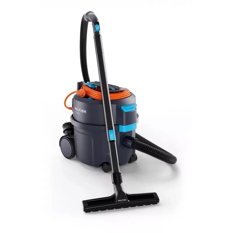 Nilfisk 107421157 Sausais putekļsūcējs no pārstrādātas plastmasas, 800 W, 10 L, 69 dB, 10 m vads