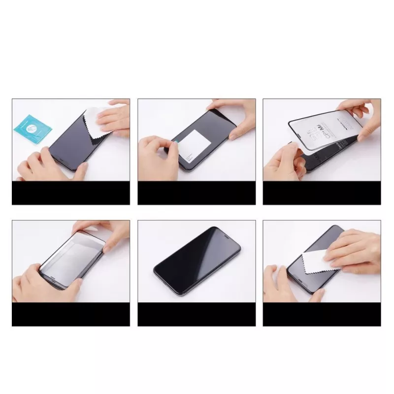 Nillkin Amazing CP+PRO Ultra-Plāns Rūdīta Stikla Ekrāna Aizsargs OnePlus Ace, 0.2 mm Rāmis, 9H Cietība, Melns