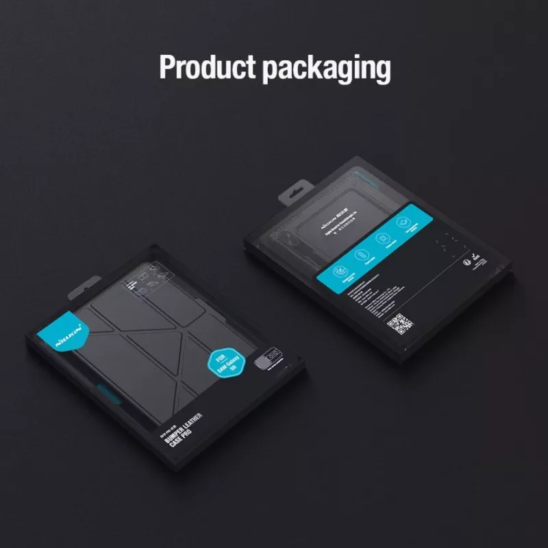 Nillkin Bumper Leather Case Pro maciņš Samsung Galaxy Tab S9 - Melns