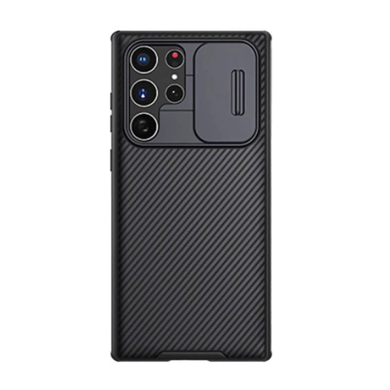 Nillkin CamShield Pro Maciņš Samsung Galaxy S22 Ultra (Melns)
