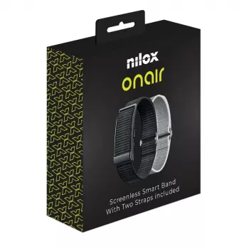 Nilox OnAir Screenless Band Melns/Sudrabs