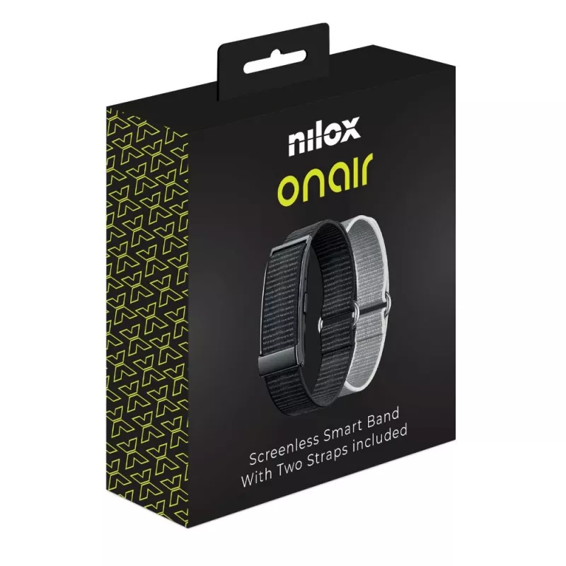 Nilox OnAir Screenless Band Melns/Sudrabs