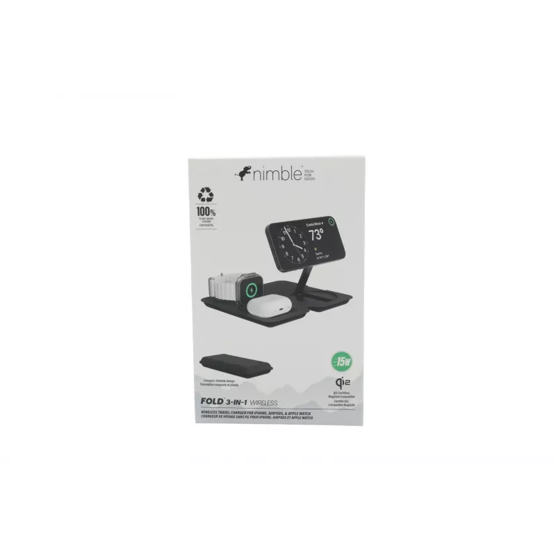 Nimble Fold 3-in-1 bezvadu lādētājs