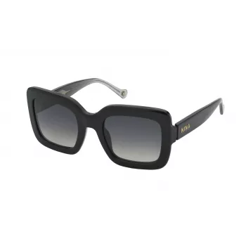 NINA RICCI Sieviešu kaķacs formas saulesbrilles SNR322-530700 Havana/Brūns gradients 53mm