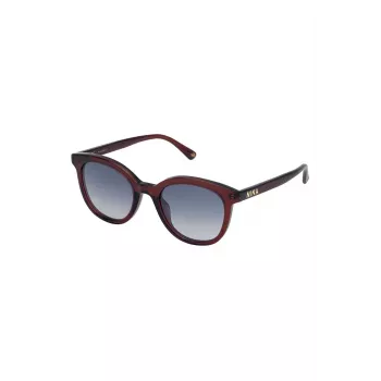 NINA RICCI Sieviešu saulesbrilles SNR264-500AFD Havana Brūns gradients Tauriņš