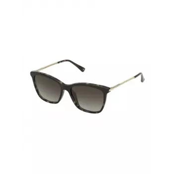 NINA RICCI Sieviešu saulesbrilles SNR267-5403KU Havana Brūns Gradients Tauriņveida Acetāts 54mm