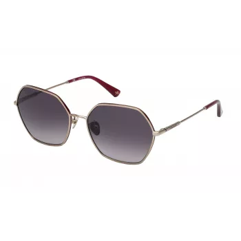 Nina Ricci sieviešu saulesbrilles SNR268V580K99 melnas pelēkas gradienta 58mm
