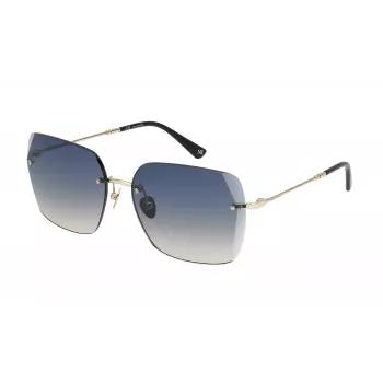 Nina Ricci sieviešu saulesbrilles SNR271V60300Y Tauriņa formas Oversized Tumši brūns Havana Gradients Brūns 60mm