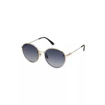 Nina Ricci Sieviešu Saulesbrilles SNR303-540300 - Pelēkas Gradienta Lēcas - Acetāta Rāmis
