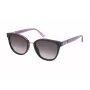 NINA RICCI Sieviešu saulesbrilles SNR3585401CK - Melns acetāta rāmis, pelēka gradienta lēca, 54/19/140 mm