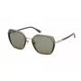 NINA RICCI Sieviešu saulesbrilles SNR359540AG1 - Havannas acetāta tauriņveida rāmis ar brūniem gradienta lēcām