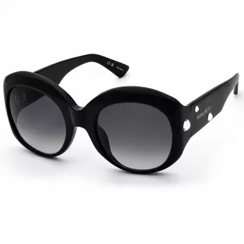 NINA RICCI Sieviešu saulesbrilles SNR440S570700 - Tauriņveida acetāta rāmis ar gradienta pelēkām lēcām