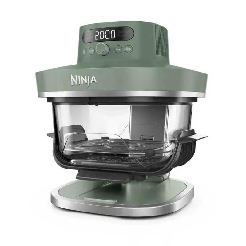 Ninja AS090EUGN 5-in-1 XL stikla gaisa fritieris Crispi Pro, 5,7 L, 2050 W, sūnu zaļš
