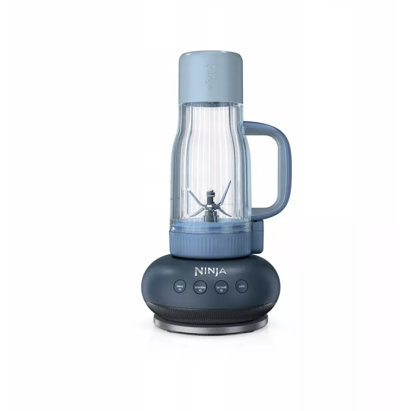 Ninja BlendBoss DB351EUCY 1200W galda blenderis ar 2,1 L trauku un 700 ml personīgo krūzi, Cyberspace