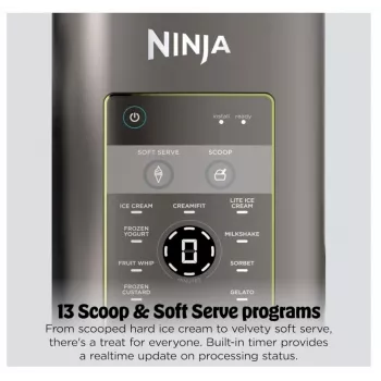 Ninja Creami Scoop & Swirl 13-in-1 saldējuma un slush pagatavotājs 0.48L zils EU NC702EU