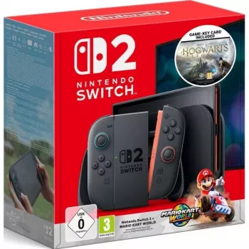 Nintendo Switch 2 konsoles komplekts ar Mario Kart World un Hogwarts Legacy