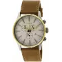 NIXON A4052548 Vīriešu 42mm Nerūsējošā tērauda pulkstenis ar melnu ādas siksniņu