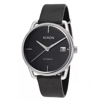 Nixon Time Teller Vīriešu Pulkstenis A199-000-00 39mm Melns Ciparnīca Melns Nerūsējošā Tērauda Rokassprādze