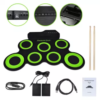 NN Roll Up Drum Pad - Salokāmas elektroniskās bungas